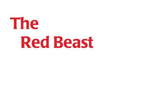 Cover of The red beast