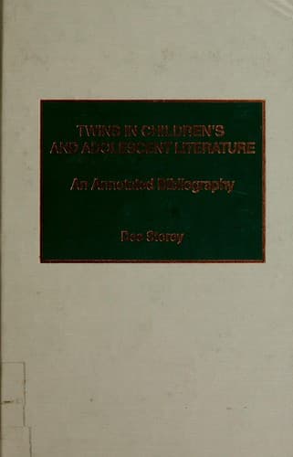 Cover of Twins in children's and adolescent literature