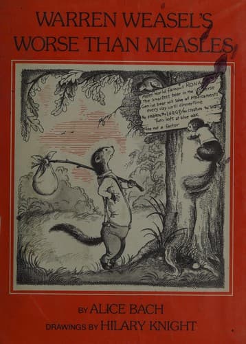 Cover of Warren Weasel's worse than measles