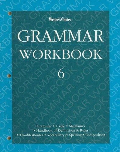 Cover of Grammar Workbook 6