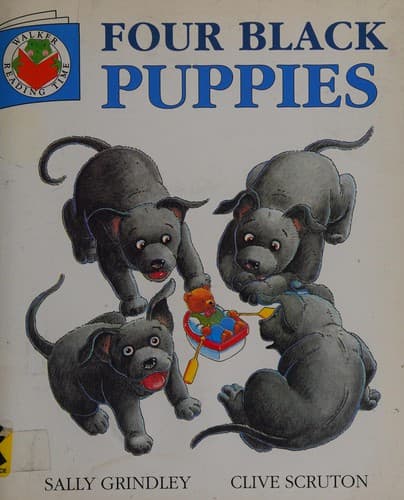 Cover of Four black puppies