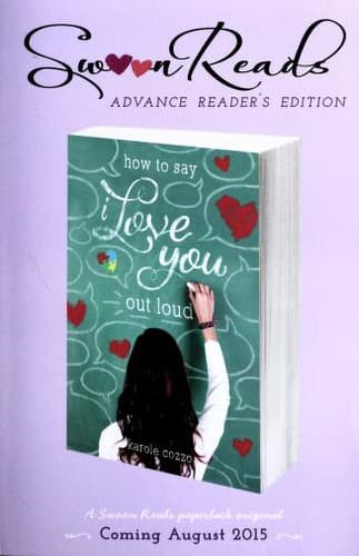 Cover of How to say I love you out loud
