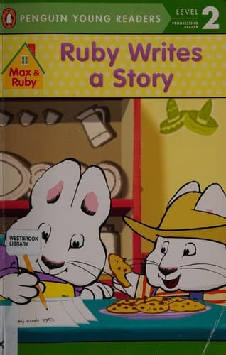 Cover of Ruby writes a story