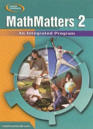 Cover of Glencoe Mathmatters