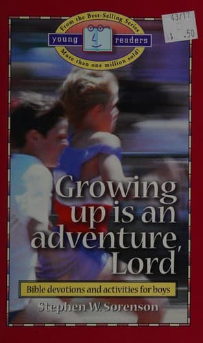 Cover of Growing up is an adventure, Lord