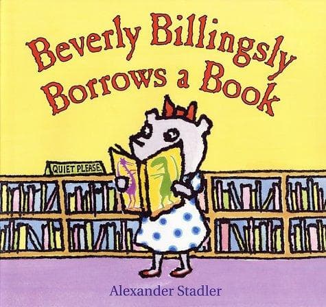 Cover of Beverly Billingsly borrows a book