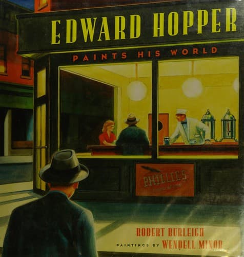 Cover of Edward Hopper paints his world