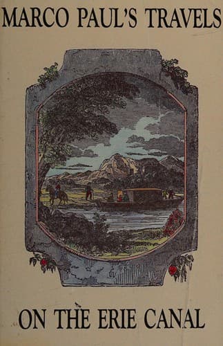 Cover of Marco Paul's voyages & travels: Erie Canal
