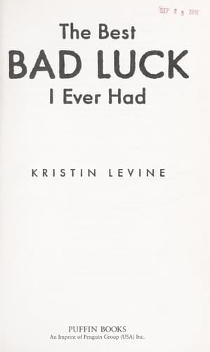 Cover of Best Bad Luck I Ever Had