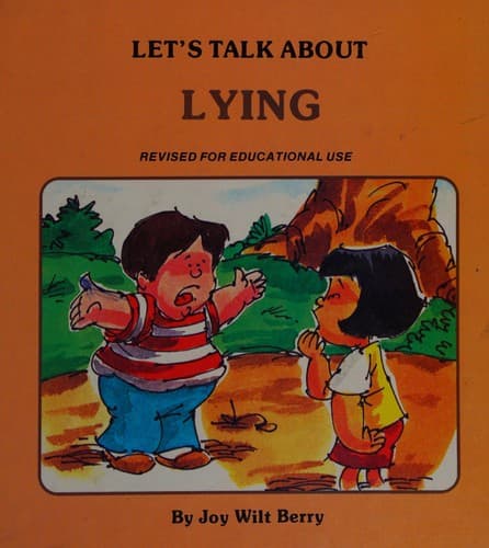 Cover of A children's book about lying