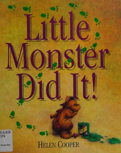 Cover of Little Monster did it!