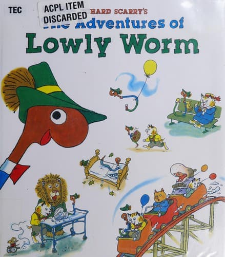Cover of Richard Scarry's The adventures of Lowly Worm