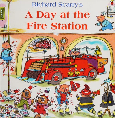 Cover of A day at the fire station