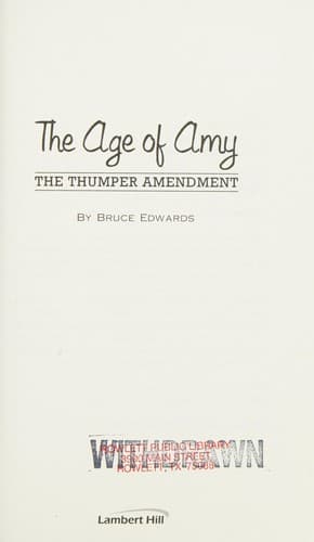 Cover of The Thumper Amendment