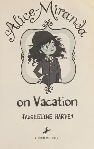 Cover of Alice-Miranda on Vacation