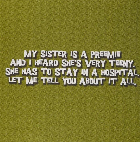 Cover of My sister is a preemie