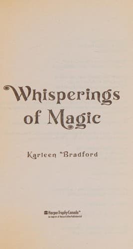 Cover of Whisperings of magic