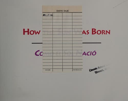 Cover of How the sun was born