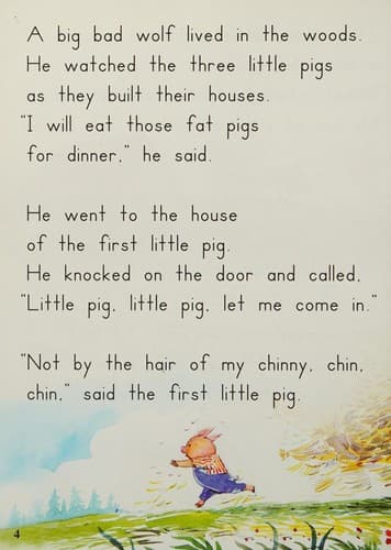 Cover of The three little pigs