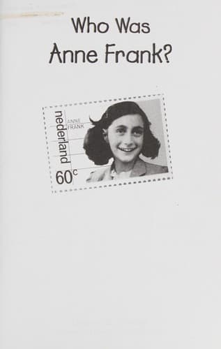 Cover of Who was Anne Frank?