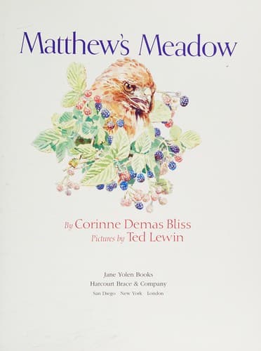 Cover of Matthew's Meadow