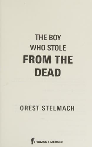 Cover of The boy who stole from the dead