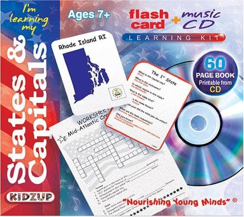 Cover of Im Learning My States & Capitals (Flash Card + Music CD Learning Kit)