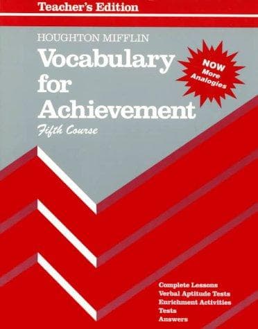 Cover of Vocabulary for Achievement