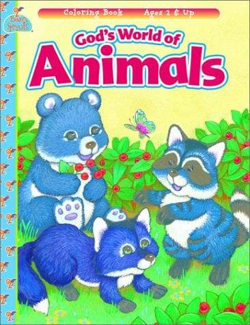 Cover of God's World Of Animals (16-Page Coloring Books)