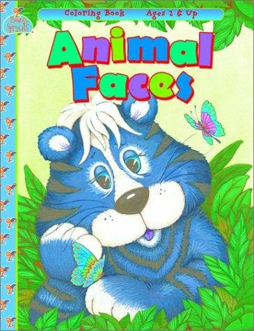 Cover of Animal Faces (Coloring Books)