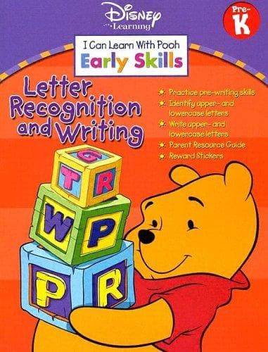 Cover of Letter Recognition & Writing (Pooh Early Skills Workbooks)