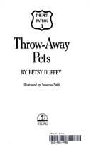 Cover of Throw-away pets