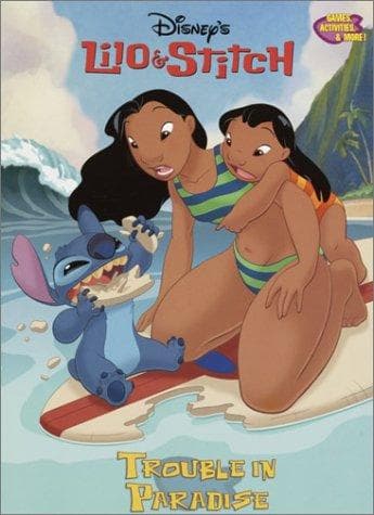 Cover of Trouble in Paradise (Super Coloring Book)