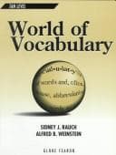 Cover of World of Vocabulary