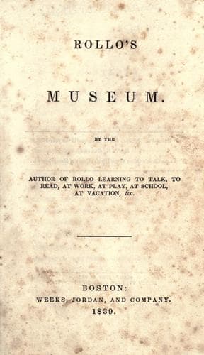 Cover of Rollo's museum