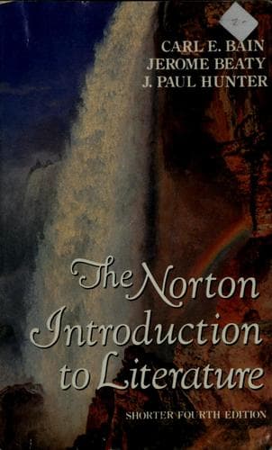 Cover of The Norton introduction to literature--shorter fourth edition