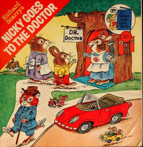 Cover of Richard Scarry's Nicky goes to the doctor