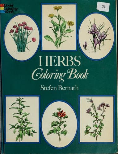 Cover of Herbs coloring book
