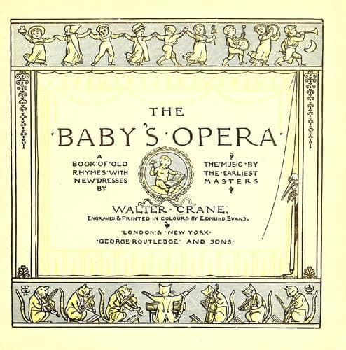 Cover of The baby's opera