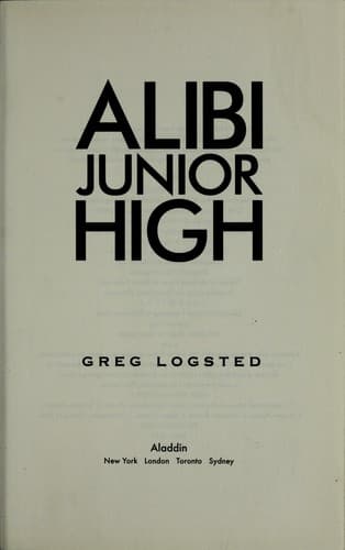 Cover of Alibi Junior High