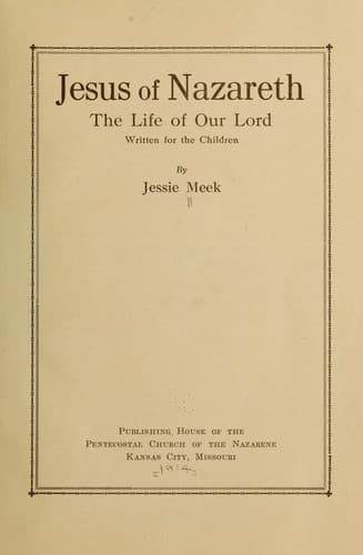 Cover of Jesus of Nazareth