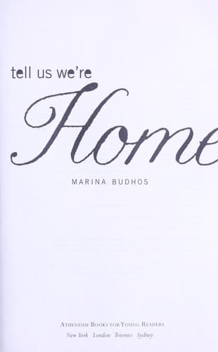 Cover of Tell us we're home