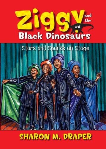 Cover of Stars and Sparks on Stage (Ziggy and the Black Dinosaurs)