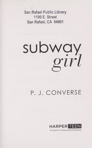 Cover of Subway girl