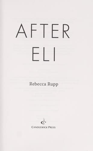 Cover of After Eli