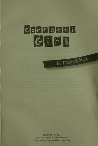 Cover of Confetti girl