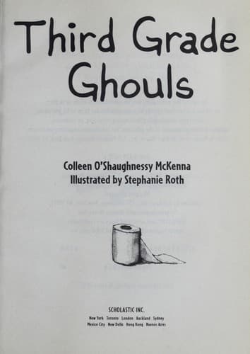Cover of Third grade ghouls!