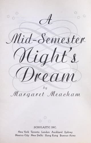 Cover of A mid-semester night's dream