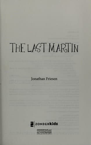 Cover of The last Martin