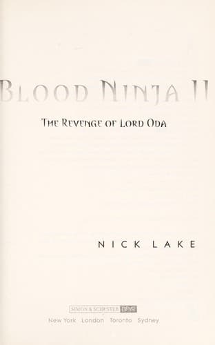 Cover of Blood ninja II